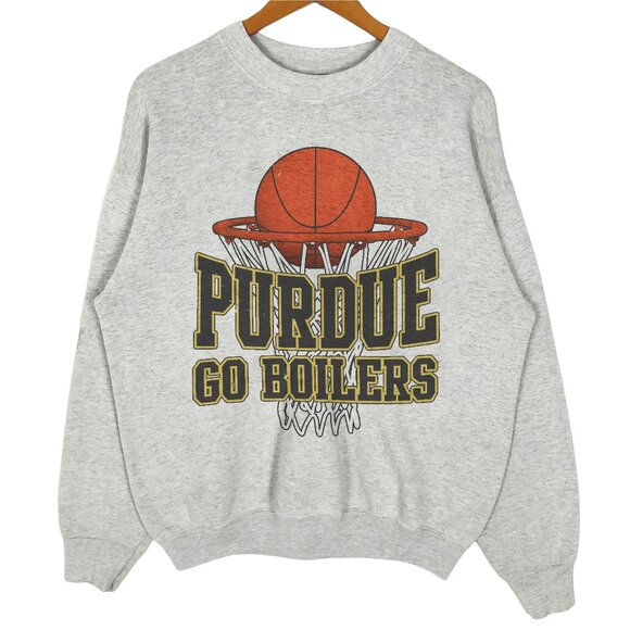 Vintage Purdue Boilermakers Basketball Sweatshirt, Purdue Go Boilermakers Shirt - Picture 1 of 2